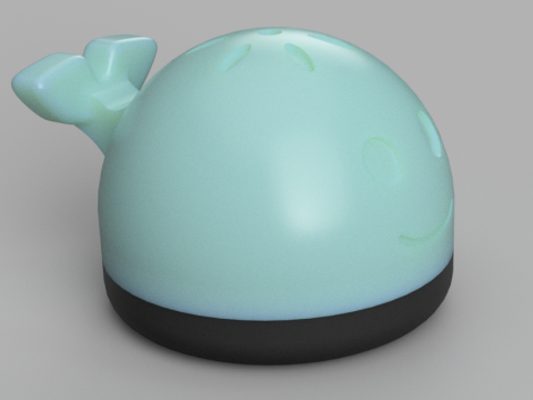 Baby Whale Bath Toys Box for Kids 3D 3D print model Model do druku 3D