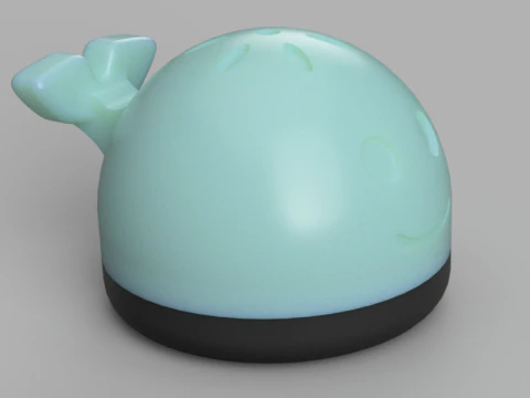 Baby Whale Bath Toys Box for Kids 3D 3D print model 3D Print Model