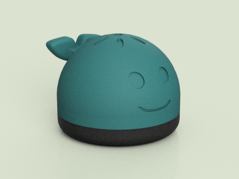 Baby Whale Bath Toys Box for Kids 3D 3D print model Model do druku 3D