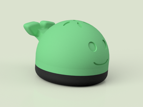 Baby Whale Bath Toys Box for Kids 3D 3D print model Model do druku 3D