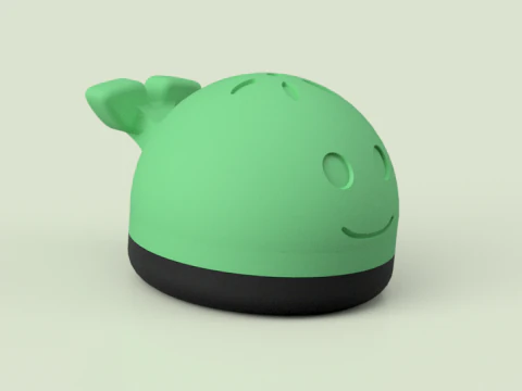 Baby Whale Bath Toys Box for Kids 3D 3D print model 3D Print Model