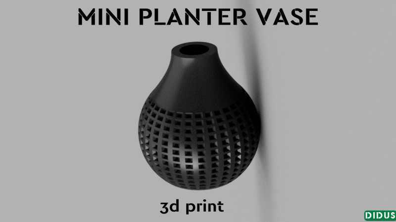 3D PLANTER VASE 3D print model Model do druku 3D .c4d .max .obj .3ds .fbx .stl .blend 
