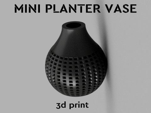 3D PLANTER VASE 3D print model 3D Print Model