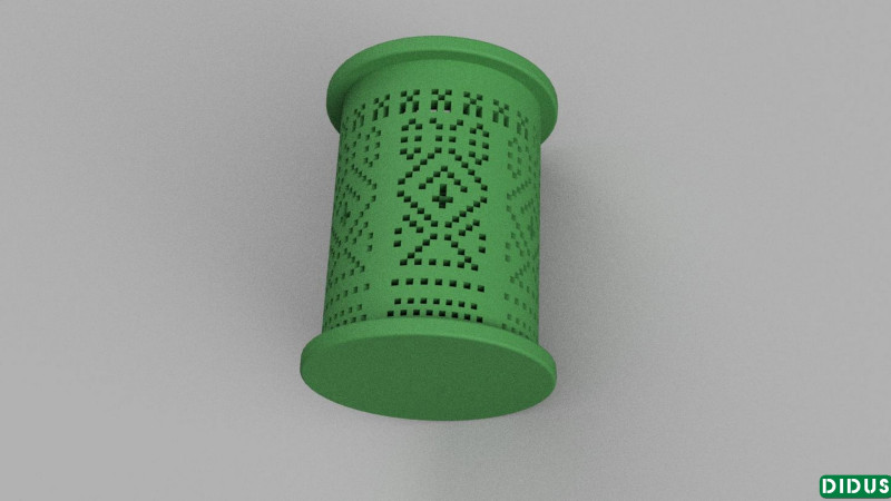 Embroidery PENCIL HOLDERS 3D print model Model Cetak 3D .c4d .max .obj .3ds .fbx .stl .blend 