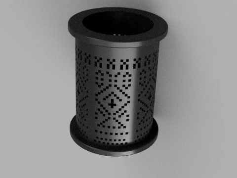 Embroidery PENCIL HOLDERS 3D print model 3D Print Model
