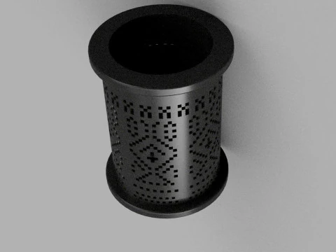 Embroidery PENCIL HOLDERS 3D print model 3D Print Model