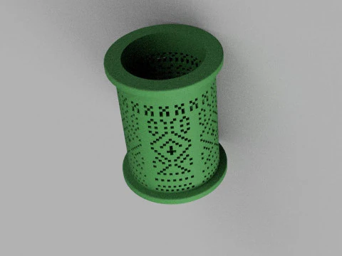Embroidery PENCIL HOLDERS 3D print model 3D Print Model