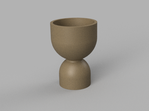 Stacked Planter 3D print model 3Dプリントモデル