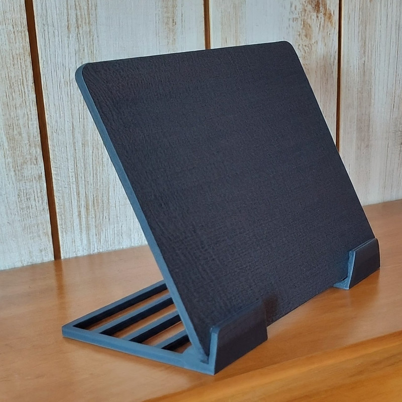 of an ergonomic stand for a tablet 3D print model 3D-printmodel .c4d .max .obj .3ds .fbx .stl .blend 