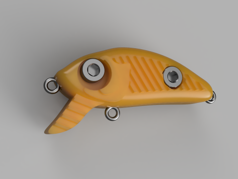 TOPWATER FISHING LURE WOBBLER 3D प्रिंट मॉडल