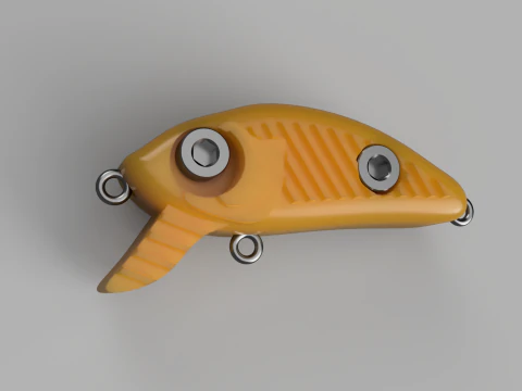 水面钓鱼饵摇摆器 3D 打印模型