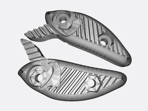 TOPWATER FISHING LURE WOBBLER 3D Принт Модель