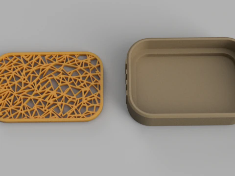 Portasapone - Portasapone Drenante - Accessori Bagno - Moderno - Portasapone Doccia - Portaspugna Modello di stampa 3D