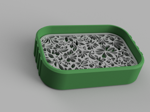 Soap Dish - Draining Soap Holder - Bathroom Accessories - Modern - Shower Soap Dish - Sponge Holder 3D Print Model