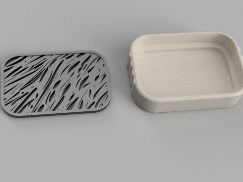 Soap Dish - Draining Soap Holder - Bathroom Accessories - Modern - Shower Soap Dish - Sponge Holder 3D Принт Модель