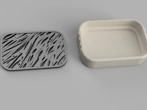 Portasapone - Portasapone Drenante - Accessori Bagno - Moderno - Portasapone Doccia - Portaspugna Modello di stampa 3D