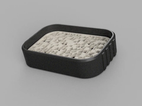 Sabunluk - S&uuml;zge&ccedil; Sabunluk - Banyo Aksesuarları - Modern - Duş Sabunuluk - S&uuml;ngerlik 3D Baskı Modeli