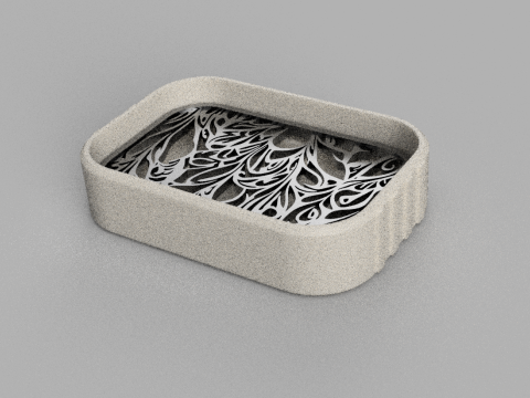 Soap Dish - Draining Soap Holder - Bathroom Accessories - Modern - Shower Soap Dish - Sponge Holder 3D-Druckmodell