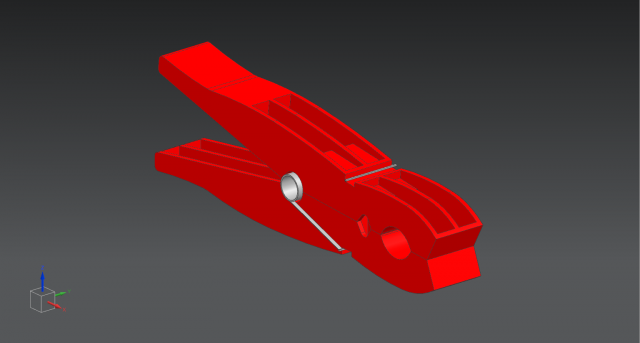 Clothespin Modelo 3D .c4d .max .obj .3ds .fbx .stl .blend 