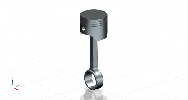 Piston 3D-Modell .c4d .max .obj .3ds .fbx .stl .blend 