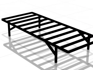 Metal Bed 3D Model