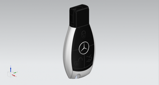 Mercedes Benz Key Modello 3D .c4d .max .obj .3ds .fbx .stl .blend 