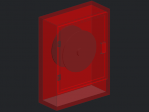 Fire Cabinet 3D Model