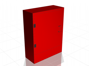 Fire Cabinet 3D Model