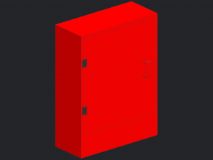 Fire Cabinet 3D Model