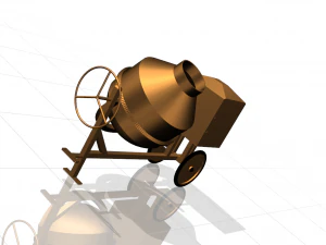 Concrete Mixer 3D Model