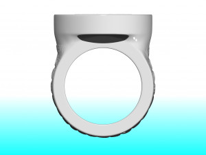 RING - ONEPIECE - LUFFY FLAG - GOMU GOMU NO MI Model do druku 3D