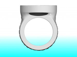 RING - ONEPIECE - LUFFY FLAG - GOMU GOMU NO MI 3D Print Model