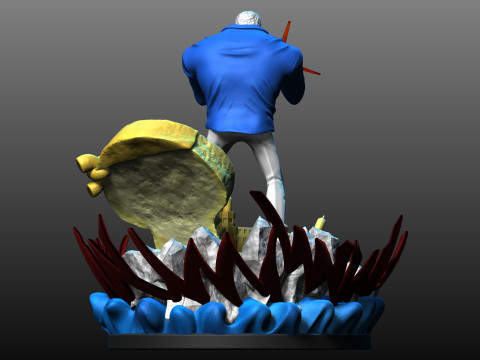 Monkey D Garp - One piece - Fanart Model do druku 3D
