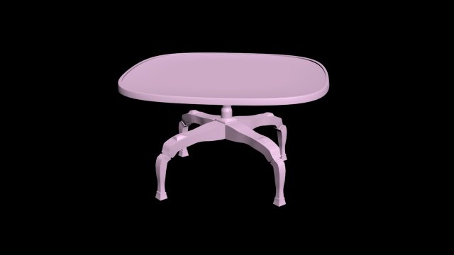Table 3D 模型 .c4d .max .obj .3ds .fbx .stl .blend