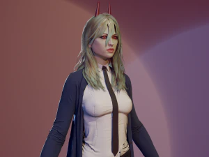 Power Low-poly 3D Model
