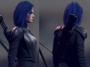 Archer Low-poly 3D 모델
