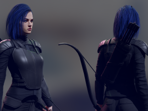 Archer Low-poly 3D 모델