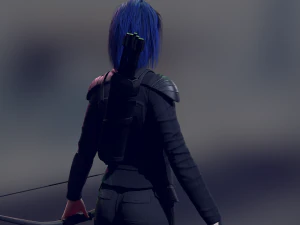Archer Low-poly 3D Model