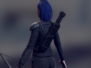 Archer Low-poly 3D 모델