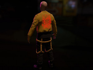 Cyberpunk Male Low-poly 3D 模型