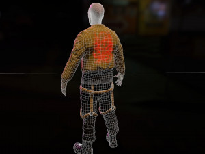 Cyberpunk Male Low-poly 3D 模型