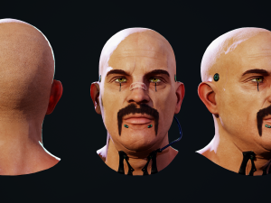 Cyberpunk Police officer Modèle 3D