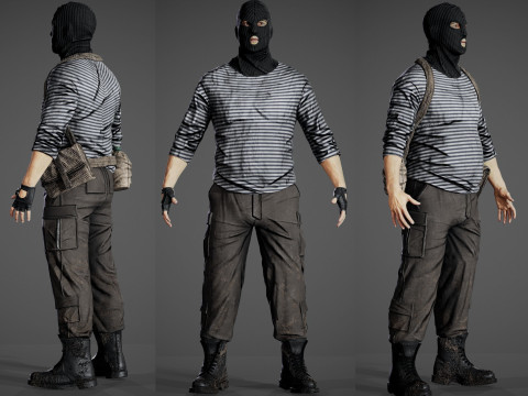 Bandit 3D Model