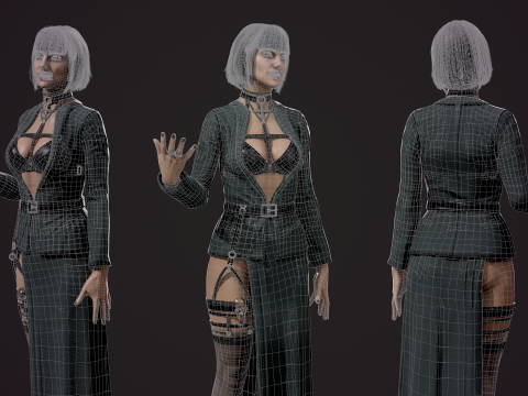 Vampire girl 3D मॉडल