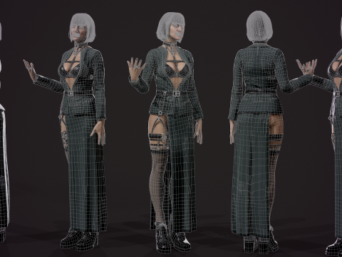 Vampire girl 3D मॉडल