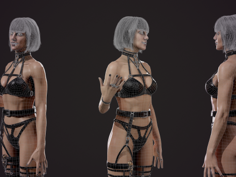 Vampire girl 3D मॉडल