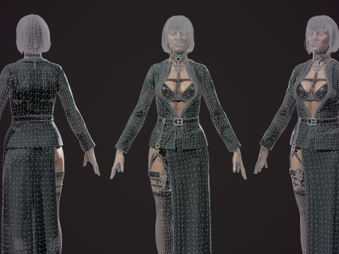 Vampire girl 3D मॉडल