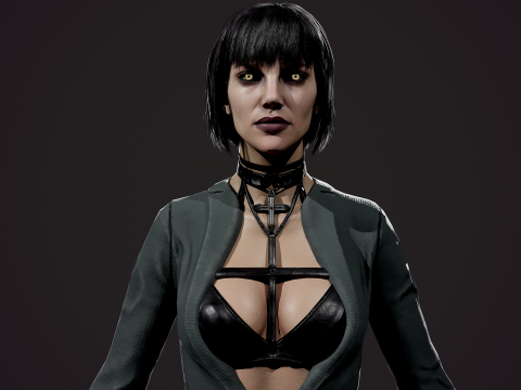 Vampire girl 3D मॉडल