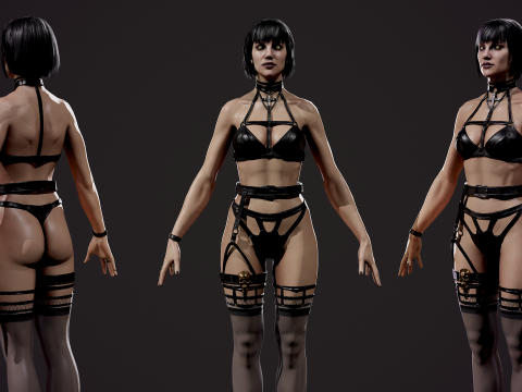 Vampire girl 3D मॉडल
