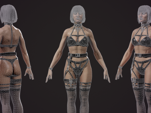 Vampire girl 3D मॉडल